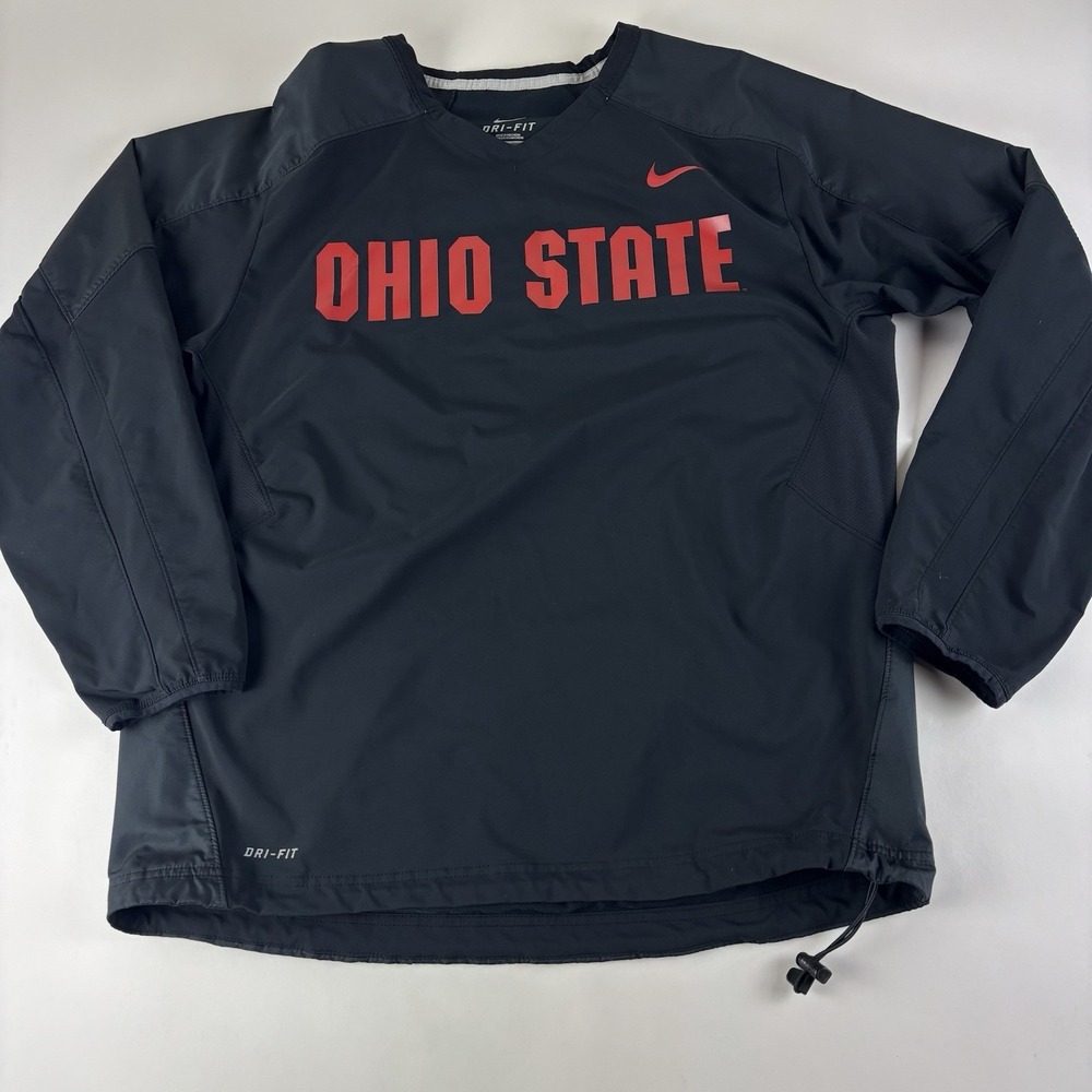 Nike Black and Red Ohio State Sweatshirt